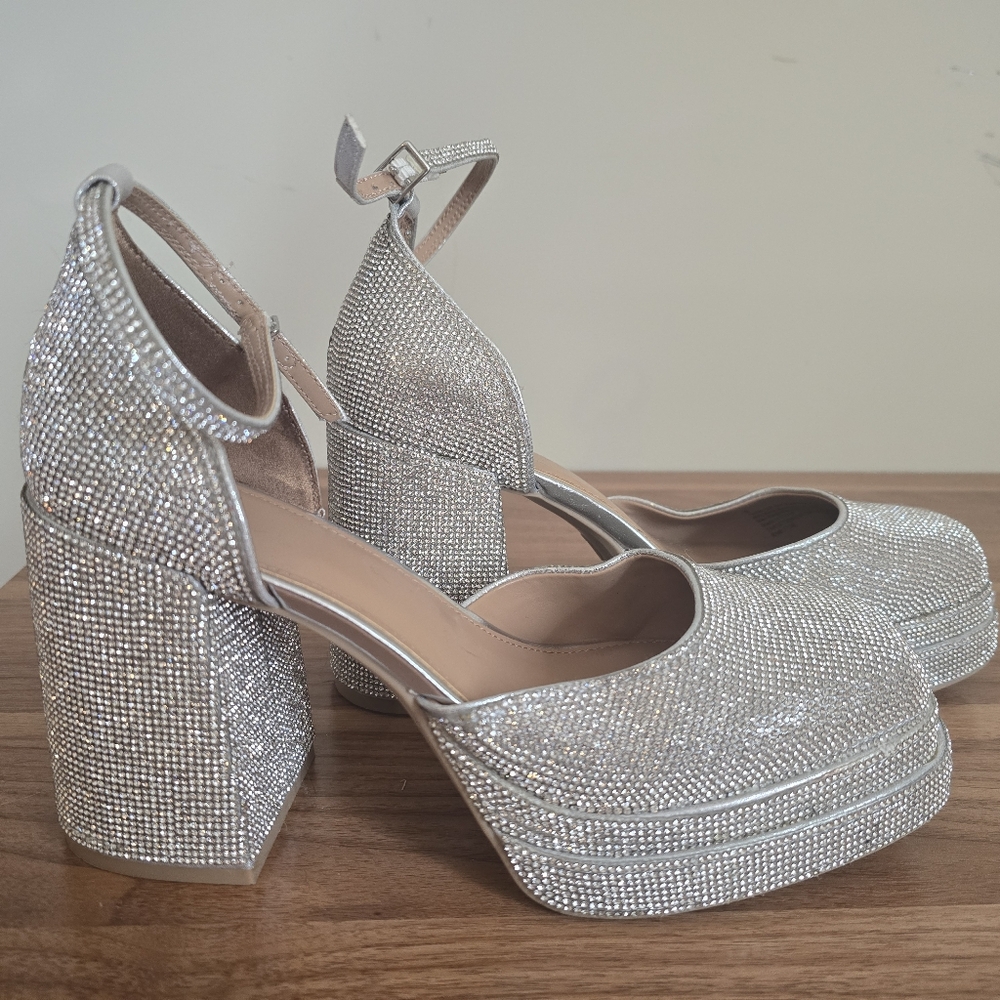 Wild Fabil Rhinestone Heels